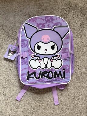 Kuromi Kids Backpack in Purple – Cute Character Design